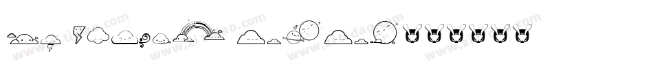 KR Cloud Nine字体转换
